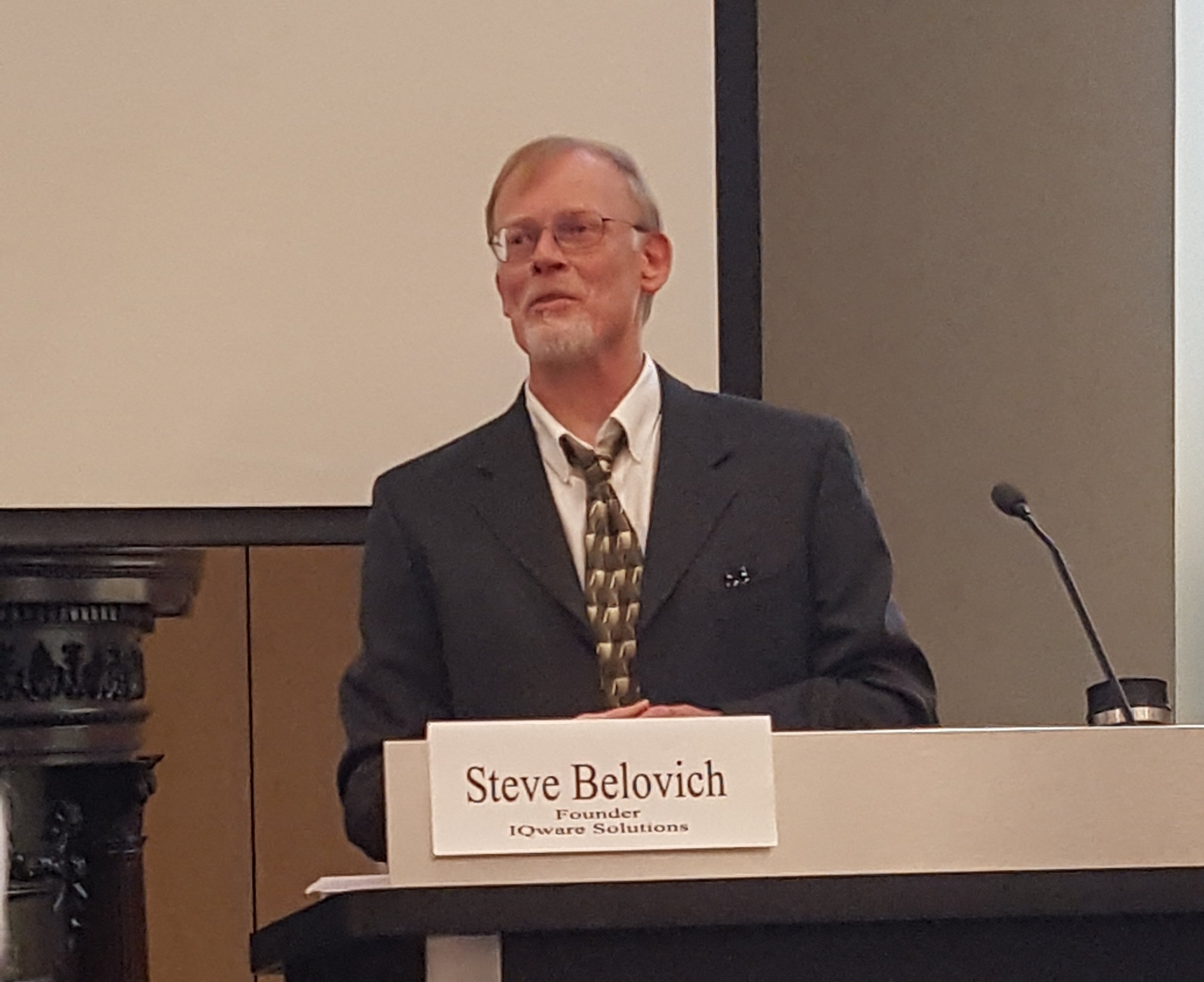 Dr. Steve Belovich at Cyber Terrorism Town Hall at CSU