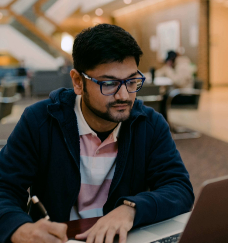 Graduate student writing