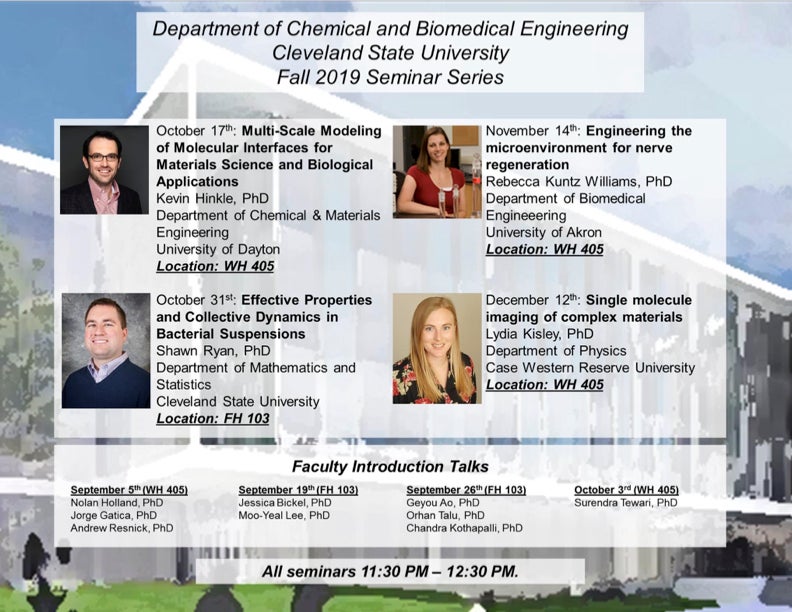 Fall 2019 Seminar Series Schedule