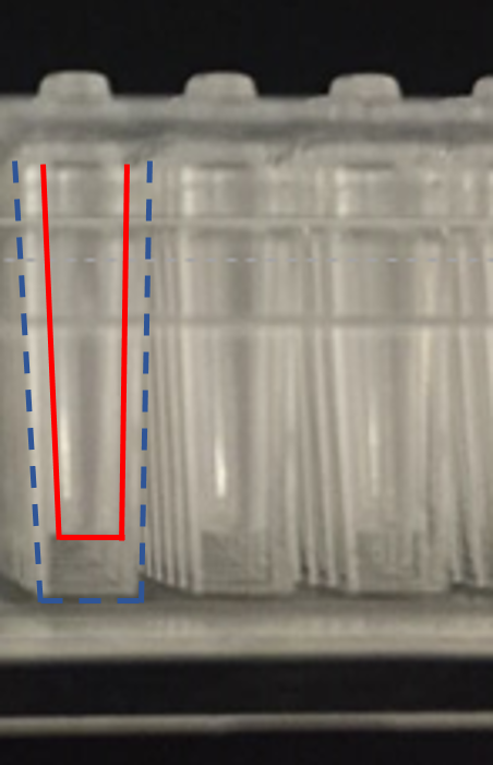 384-pillars inserted in 384-wells for human cell culture