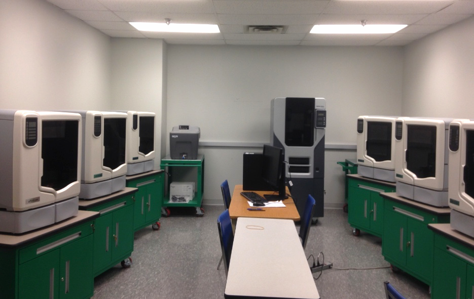 The 3D printing facility at Cleveland State University 