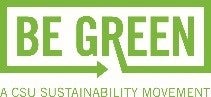 CSU Be Green Sustainability Movement Logo