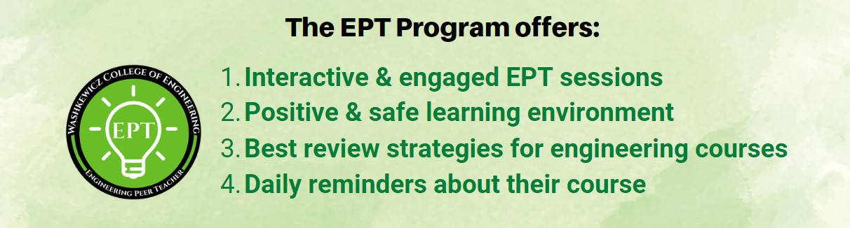 EPT Program offers..