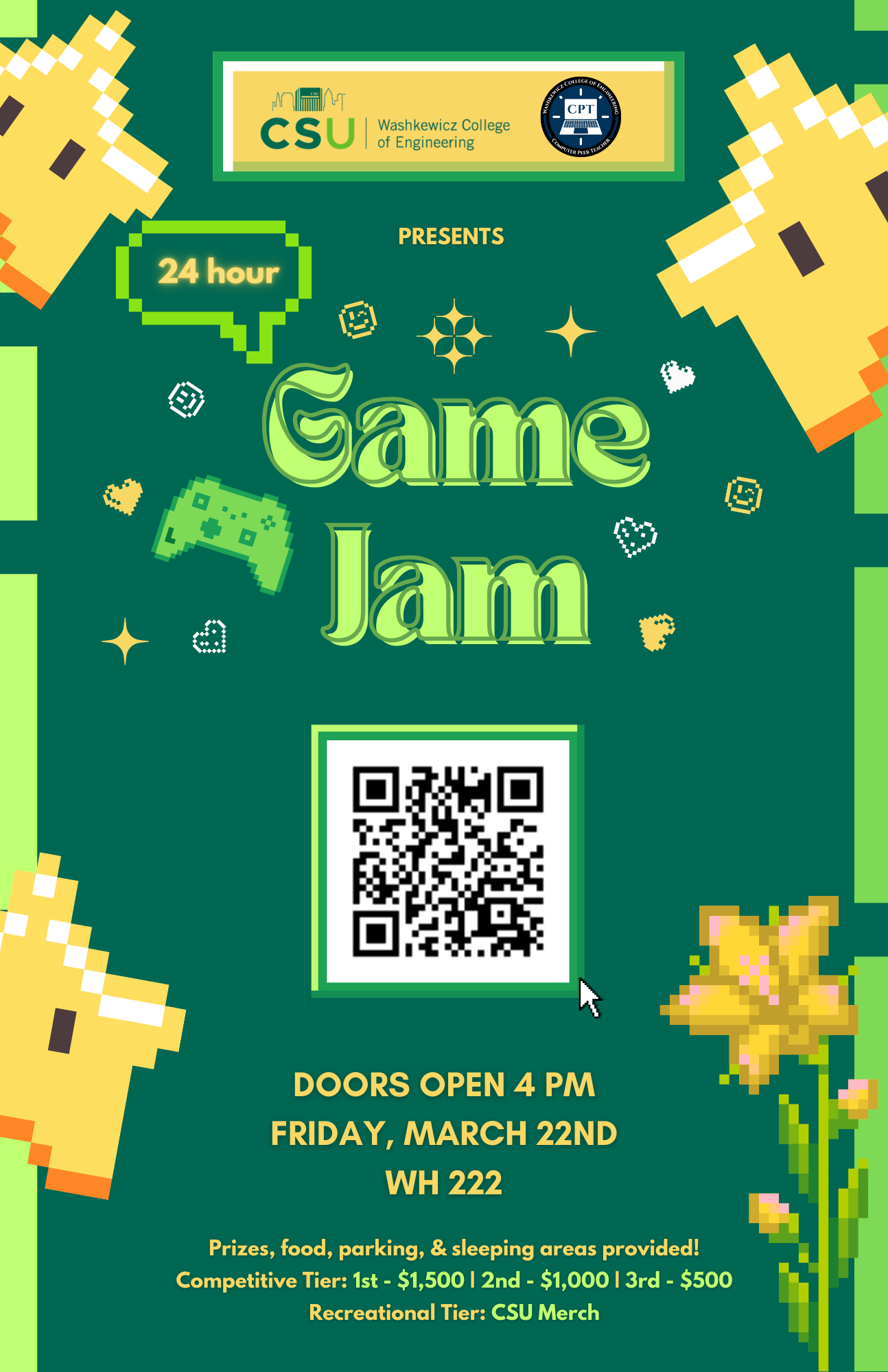 Computer Peer Teacher (CPT) 24-hour Game Jam | Cleveland State University