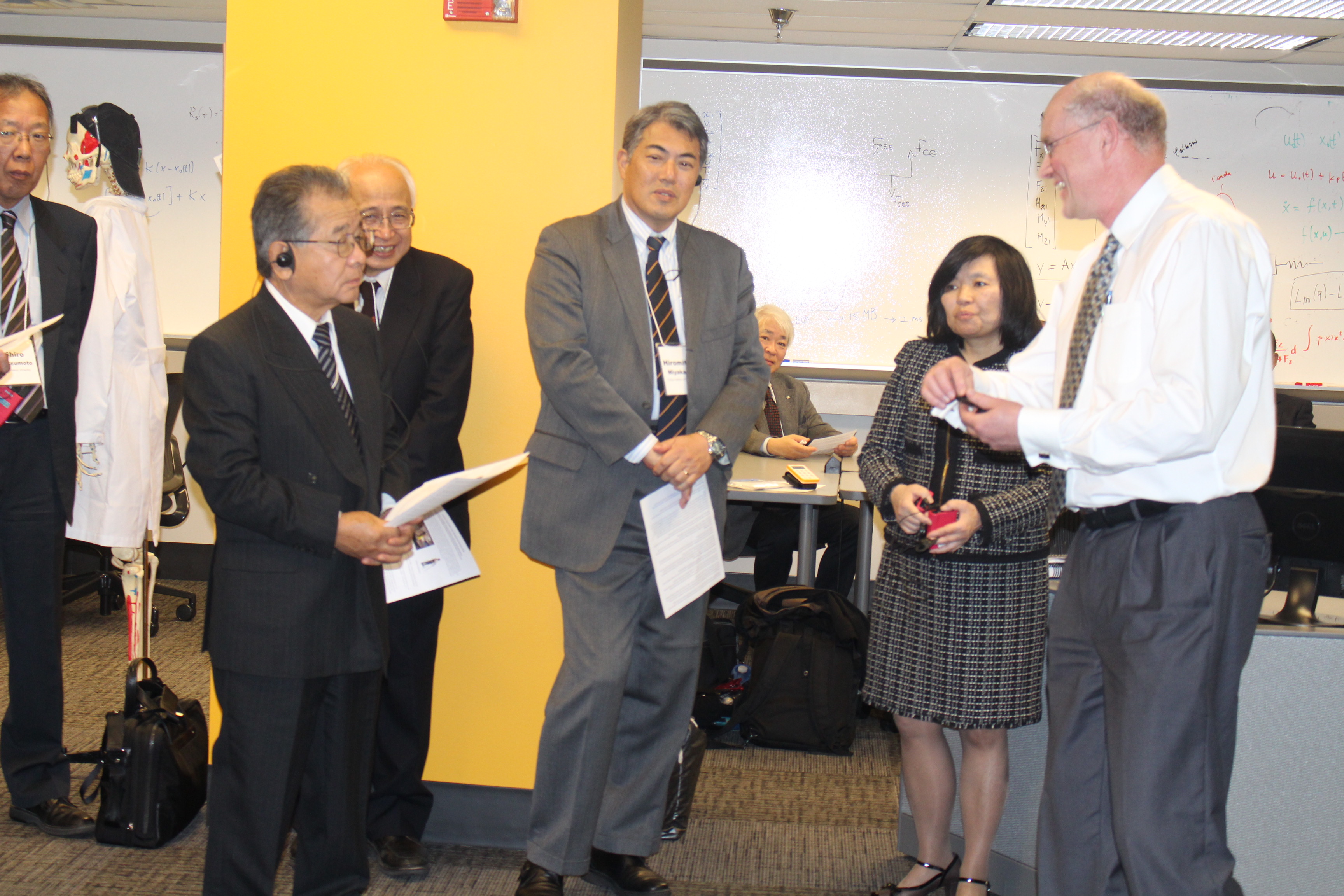 Japanese Delegation in Human Motion and Control Lab