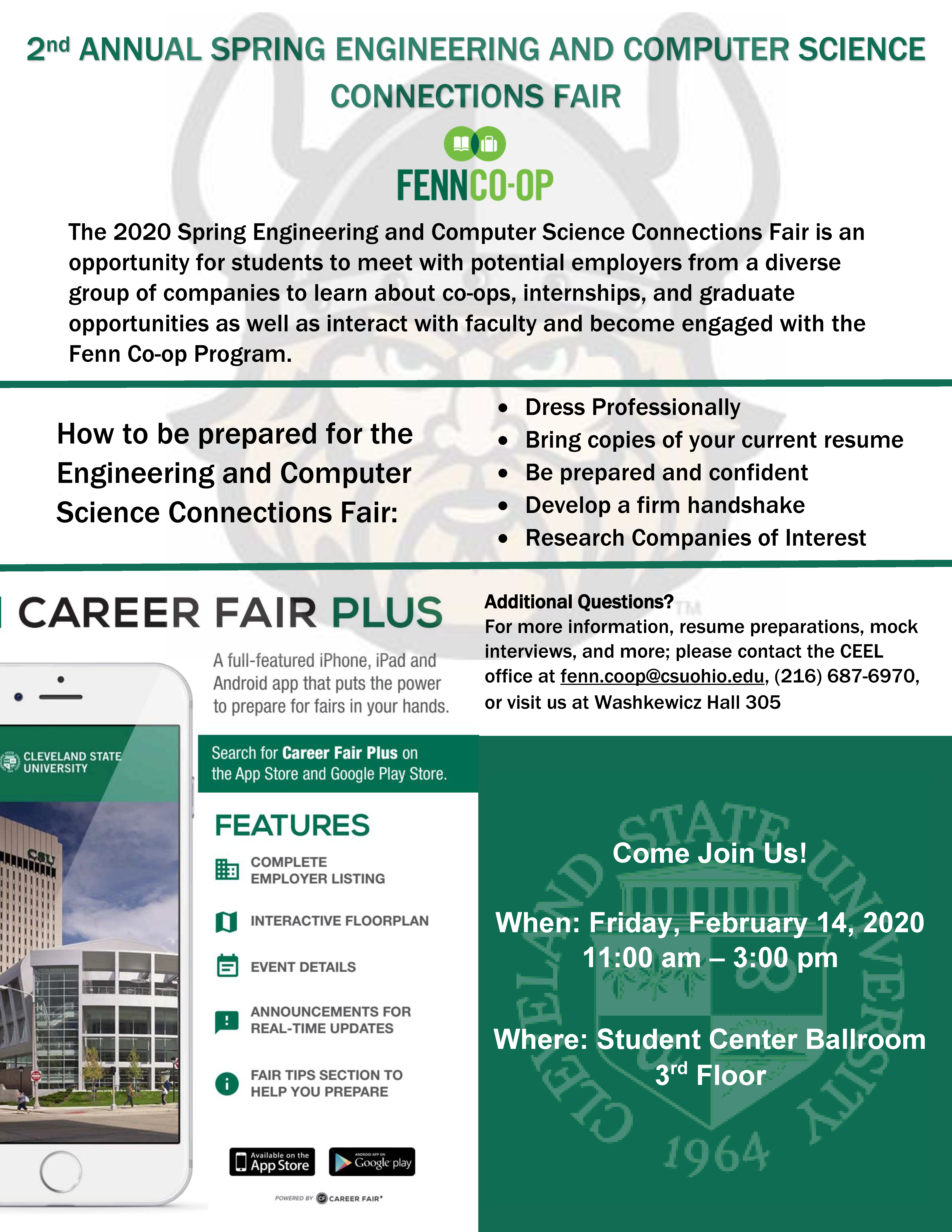 Spring 2020 Connections Fair Flyer