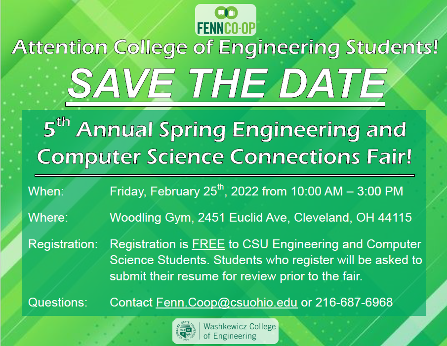 Student Spring Connections Fair Save the Date