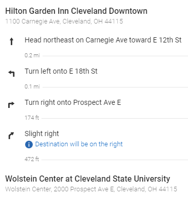 hilton gardens directions