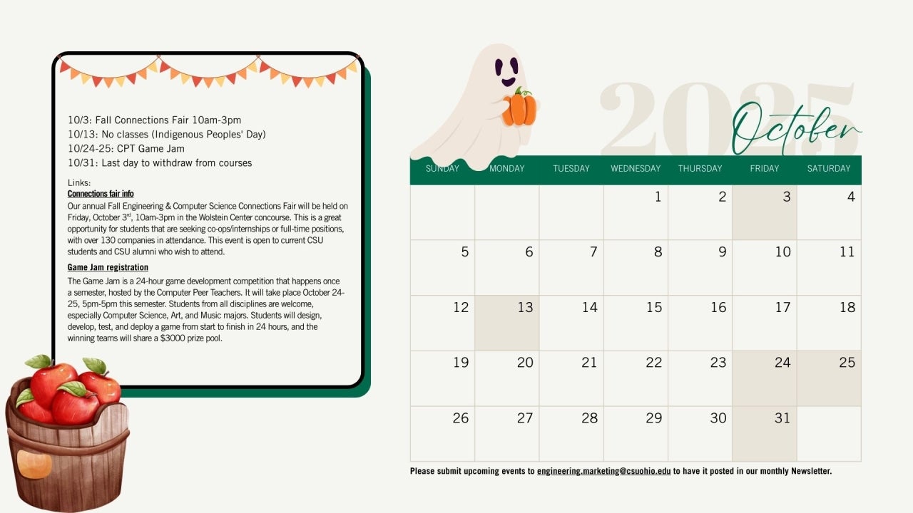 October Calendar