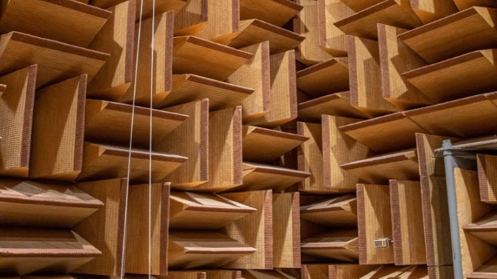 A large research anechoic chamber.