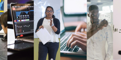 A collection of photos showcasing different degree pictures.