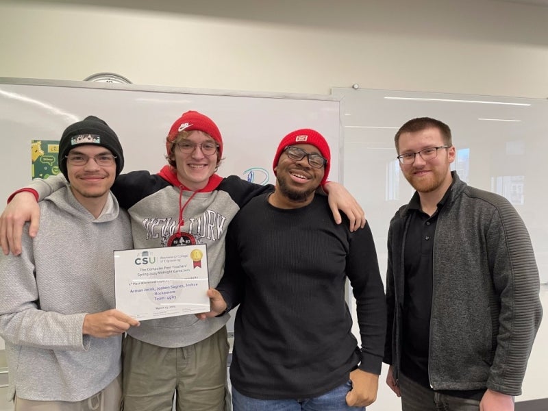 4git3, the first place winners of the Spring 2024 Game Jam