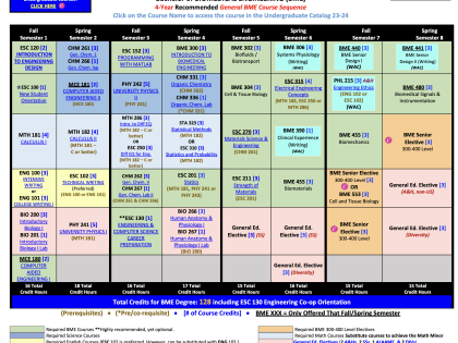 image of 4 year calc entry chart for bme