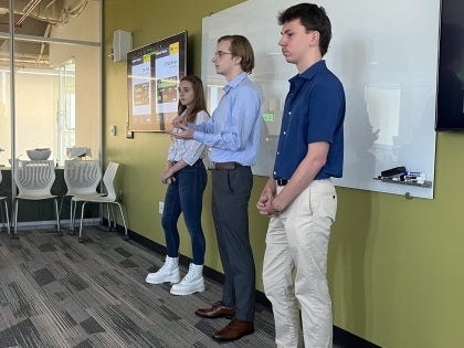 Students Presenting