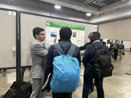 Students presenting