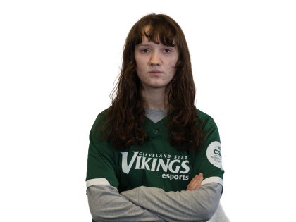 Esports player Livy crossing arms