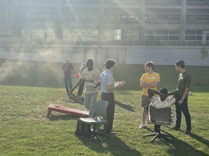 ABCE Picnic Talking