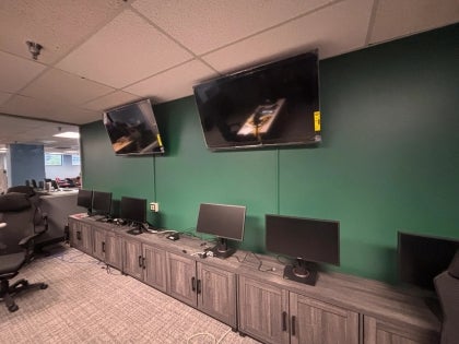 Photo of upgraded smash station