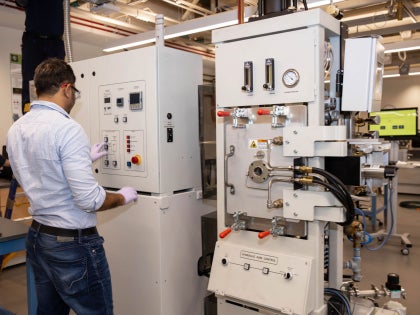 Research equipment in a lab.