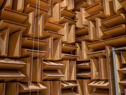 A large research anechoic chamber.