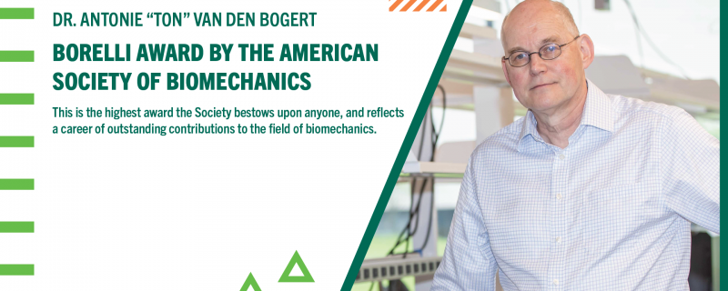 Dr Antonie Ton Van Den Bogert ASB Borelli Award