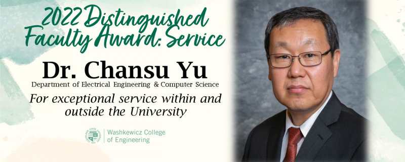 Chansu Yu - Distinguished Faculty Award: Service