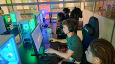 esports students at gaming stations