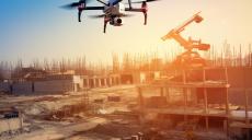 drone monitoring construction site