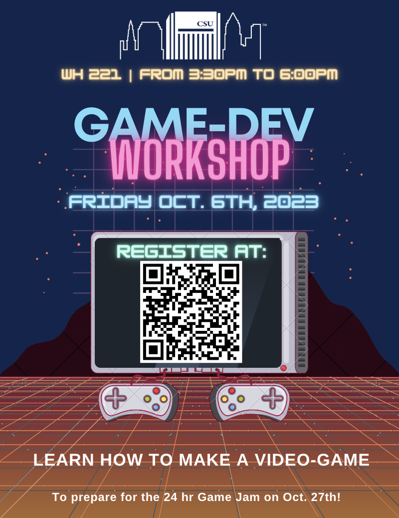 CPT Game Dev Workshop Flyer